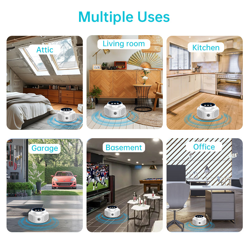 360° Ultrasonic Pest Repeller, High Power Indoor Rodent & Insect Repeller, Safe Plug-in Mosquito & Mouse Control - BsBuy