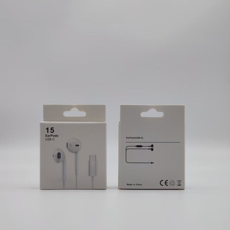 Type C Wired In-Ear Headphones with Microphone - BsBuy