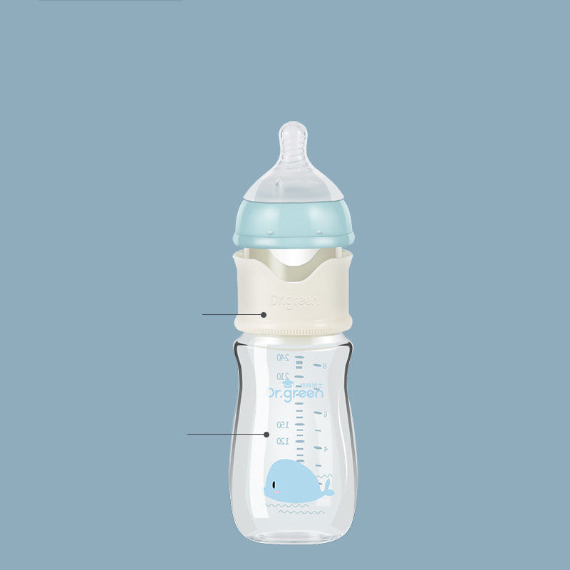 Baby Glass Bottle - Blue / Glass 150ml