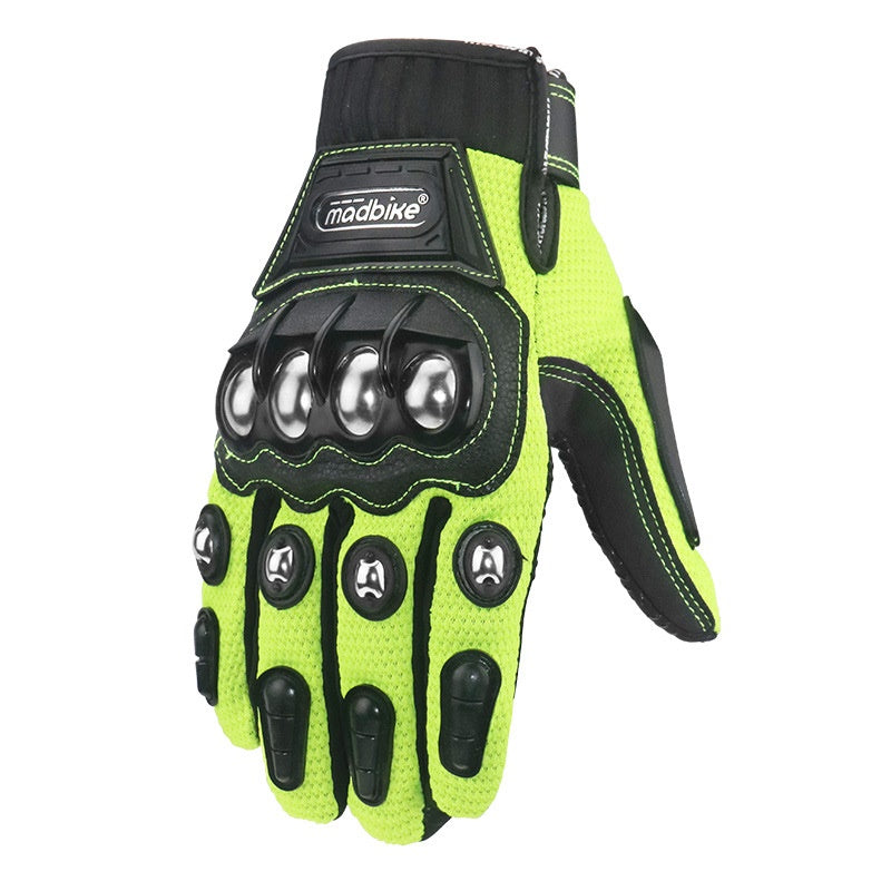 motorcycle cross-country gloves - Green / L