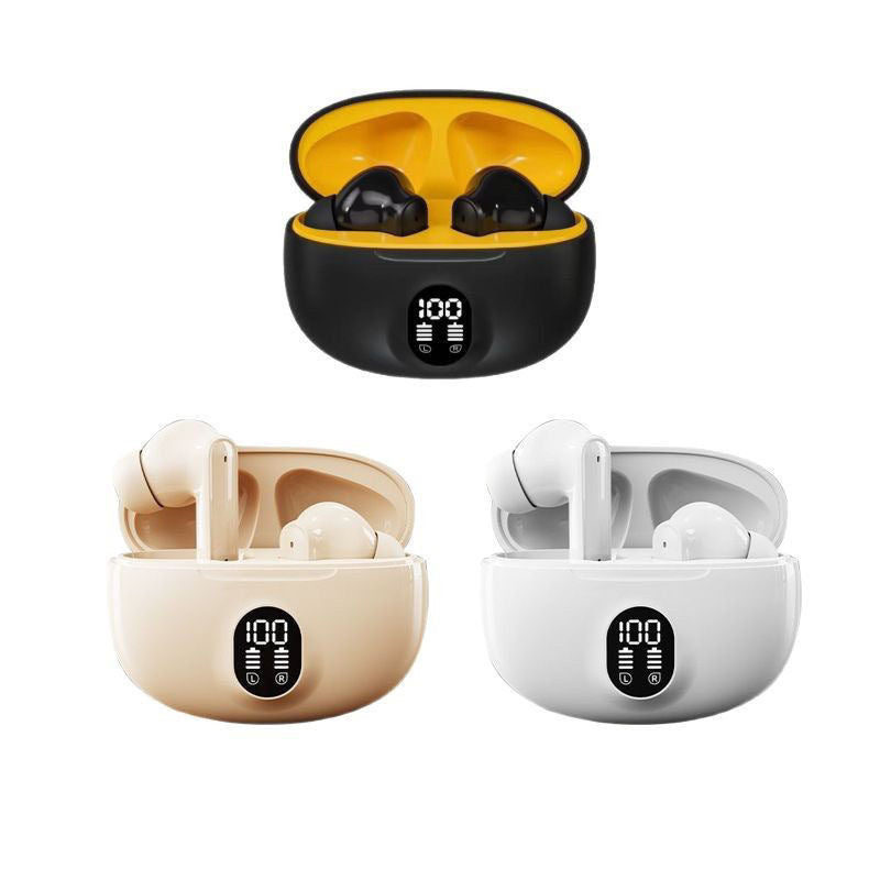 Bluetooth 5.3 Wireless Earphones – Stereo Sound, Noise Reduction & Digital Display - BsBuy