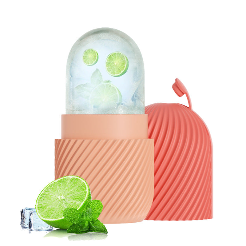 Silicone Facial Ice Cube Mould – Ice Therapy Skincare Tool for De-Puffing & Glow | 4 Designs, 8 Colours - BsBuy
