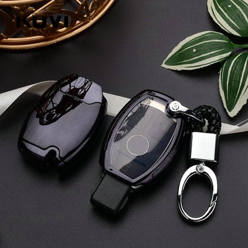 Mercedes-Benz Key Case Cover – PC+TPU Protective Shell for A B R G Class GLK GLA - BsBuy
