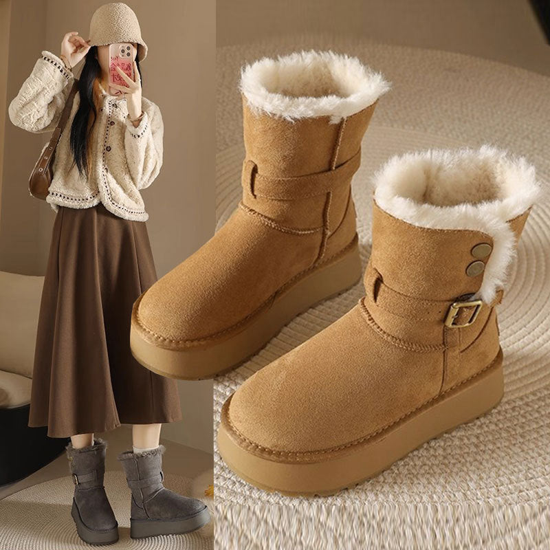 Womens Winter Short Snow Boots