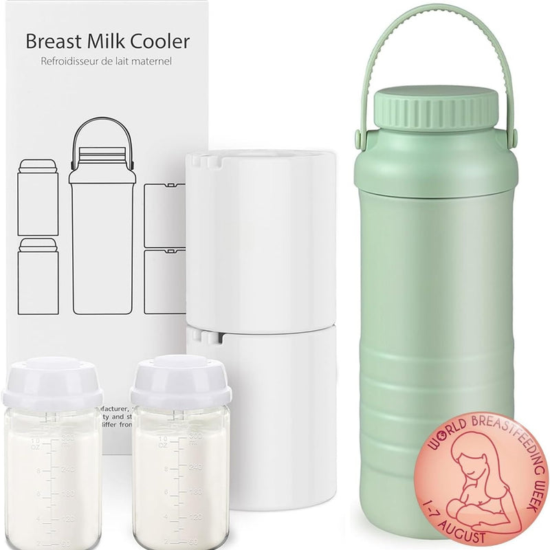 Thermos Baby Bottle Insulation Set — 304 Stainless Steel Breast Milk Preservation Flask - BsBuy