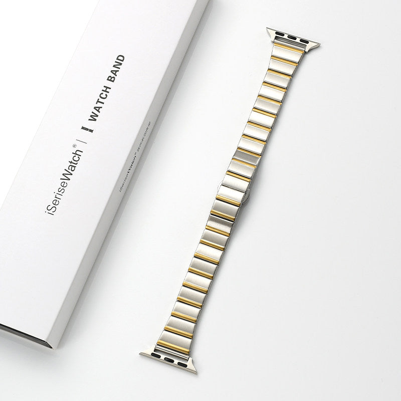 Butterfly Clasp Watch Strap – Slim Fit for Apple & Huawei - BsBuy