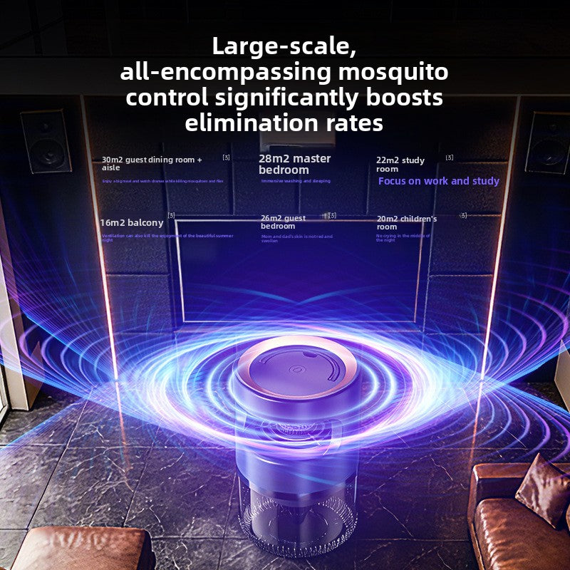 USB Mosquito Trap Lamp – Silent Suction Insect Killer for Home & Bedroom - BsBuy