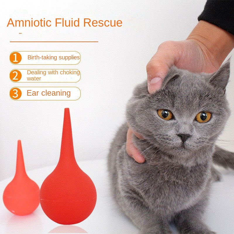 Pet Nasal Aspirator & Emergency Rescue Cup – Silicone Suction Device for Cats & Dogs - BsBuy