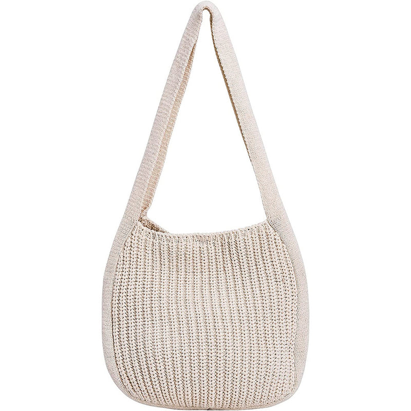 New Bag Messenger Bag Knitted Bag Large Capacity Tote Bag Shoulder Bag For Women - BsBuy