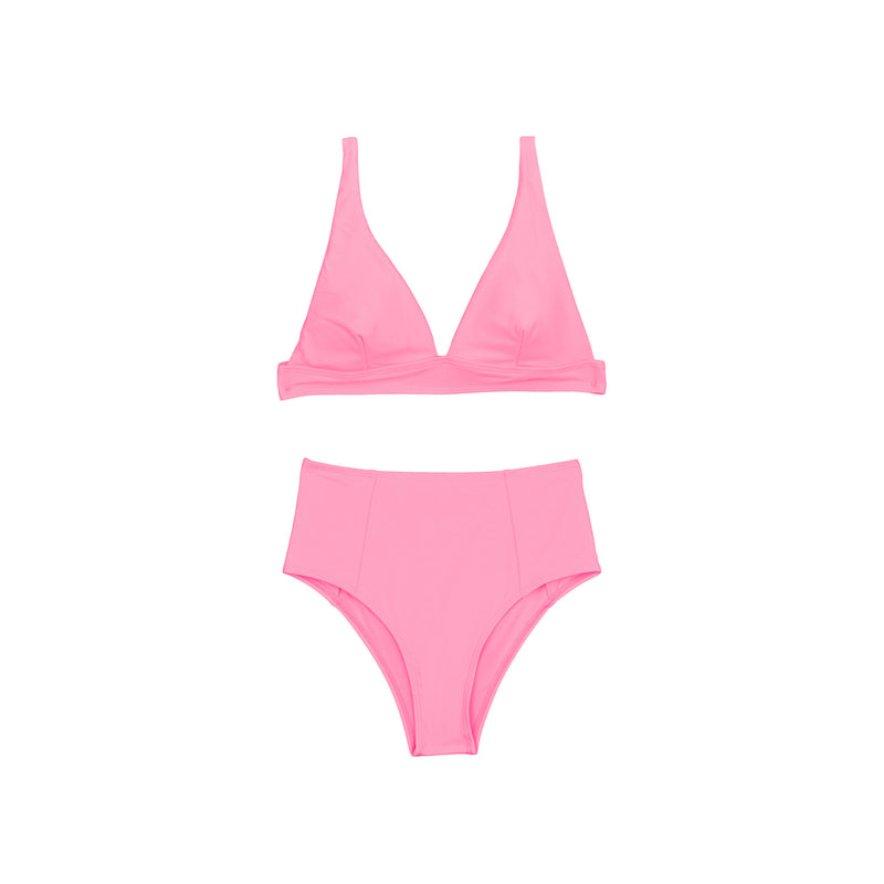 High-Waisted Separated Bikini Swimwear - BsBuy