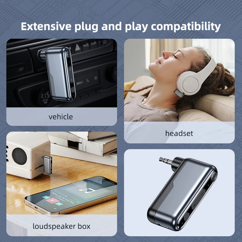 Bluetooth 5.3 Car Audio Receiver – Wireless Adapter with TWS Support - BsBuy