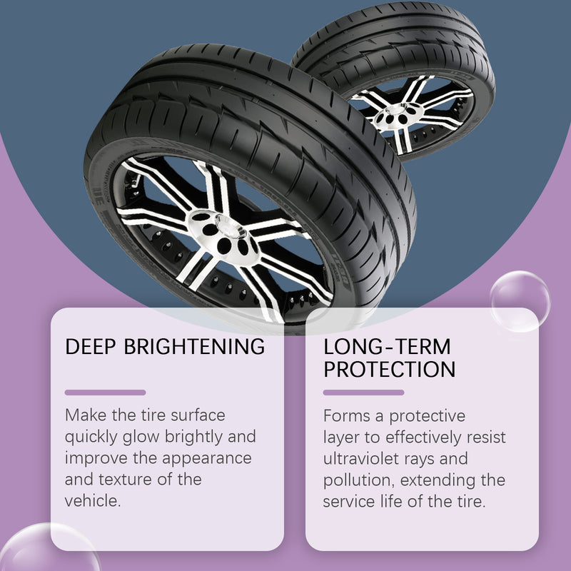 Automobile Tire Polishing Paste, Tire Cleaning, Rust Removal, Polishing, Brightening And Anti-Stain Wheel Retreading Paste - BsBuy