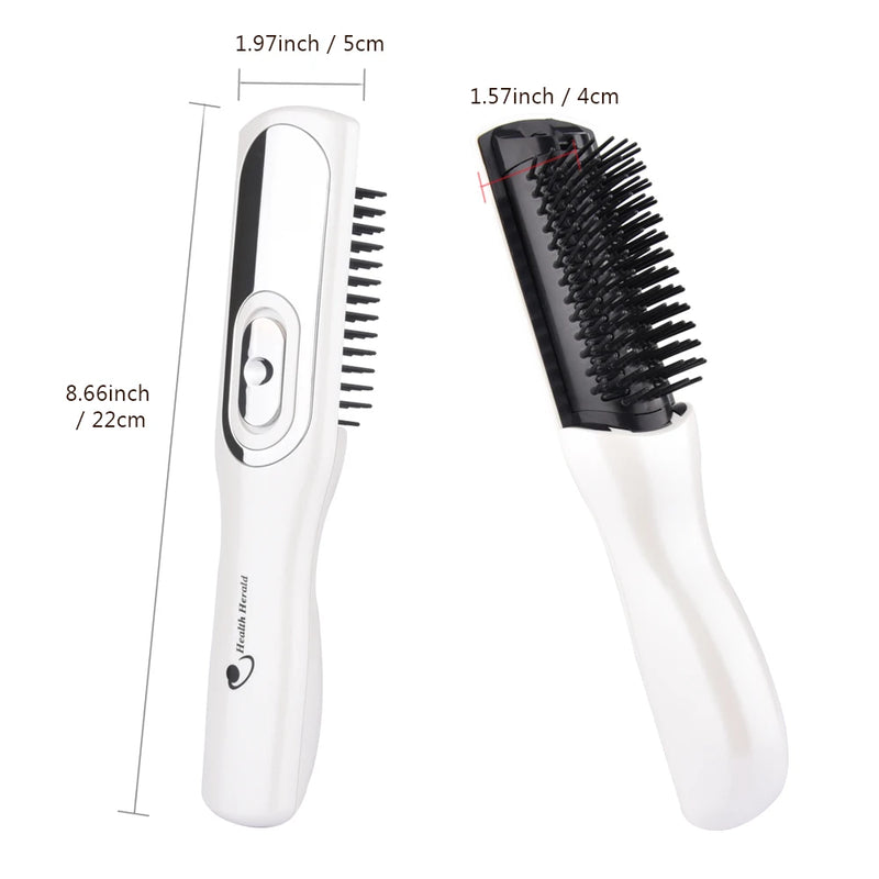 Electric Laser Comb Therapy Promote Hair Growth Massage Equipment Stop Hair Loss Treatment Brush Product Men Xmas Birthday Gift - BsBuy