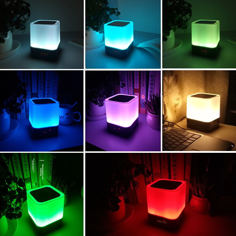 Bluetooth Clock Speaker with LED Ambient Light & Alarm - BsBuy