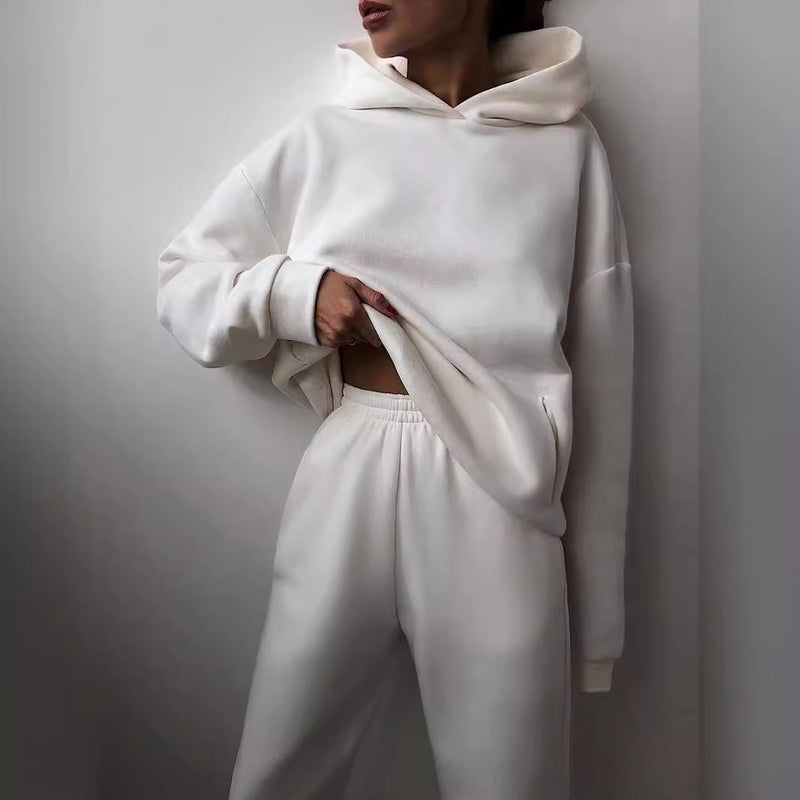 Womens Long Sleeve Sweatshirt Pants Set