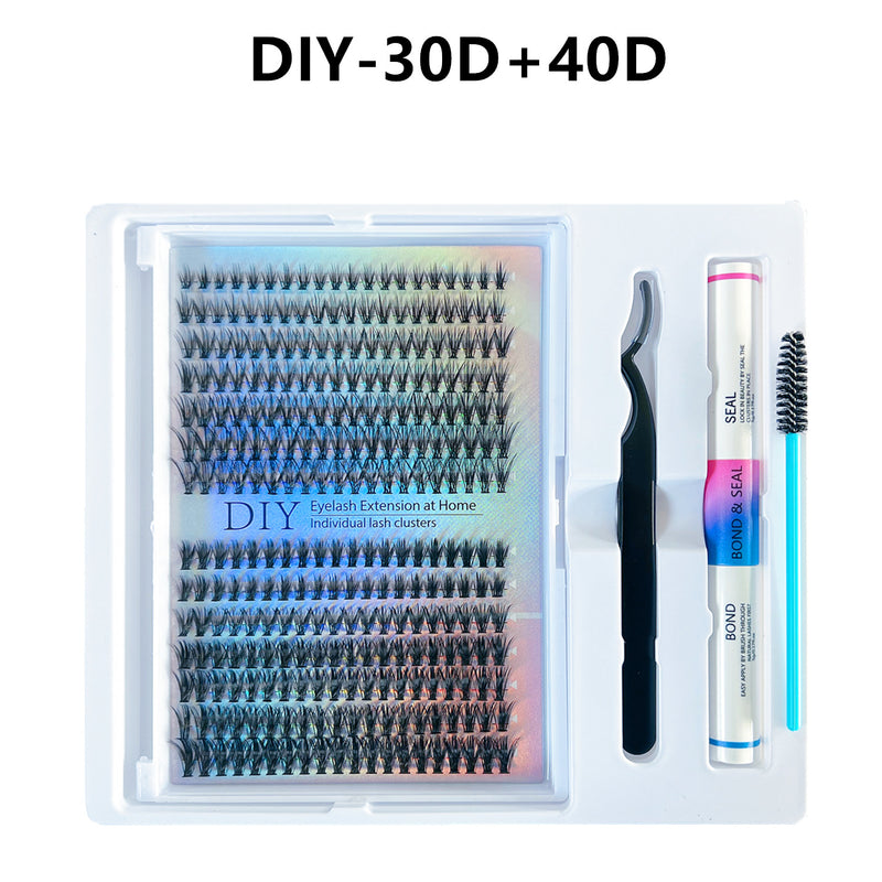 DIY Segmented False Eyelash Clusters with Adhesive - BsBuy