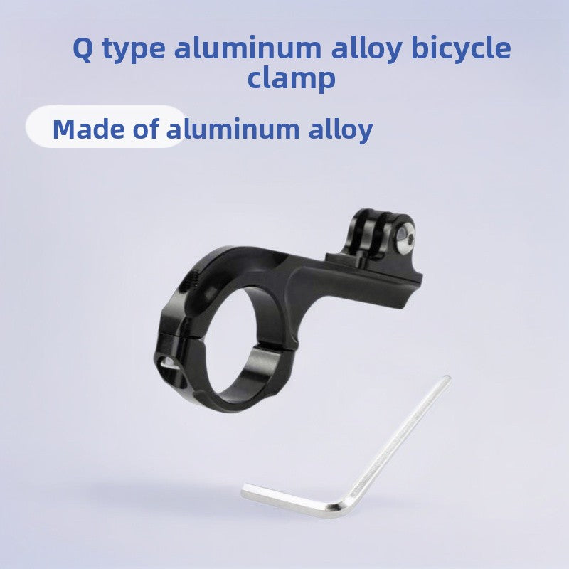 Bicycle Handlebar Camera Mount | Aluminium Alloy Q-Clamp for Action Cameras - BsBuy