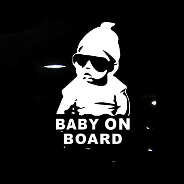 Baby on Board Car Sticker – Bold Warning Decal for Parents - BsBuy