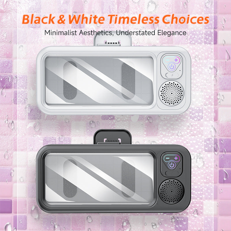 Wall-Mounted Waterproof Bluetooth Stereo Speaker with Touch Screen - BsBuy