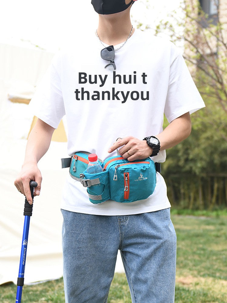 Multifunctional Sports Waist Pack with Water Bottle Holder - BsBuy