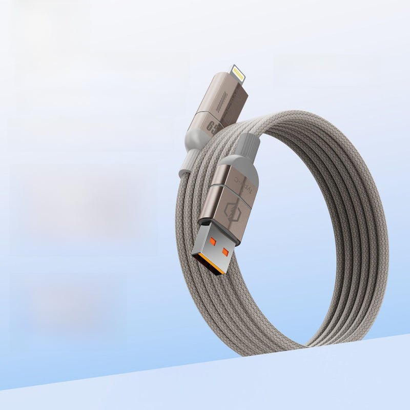 Magnetic Braided 4-in-1 Fast Charging Data Cable - BsBuy