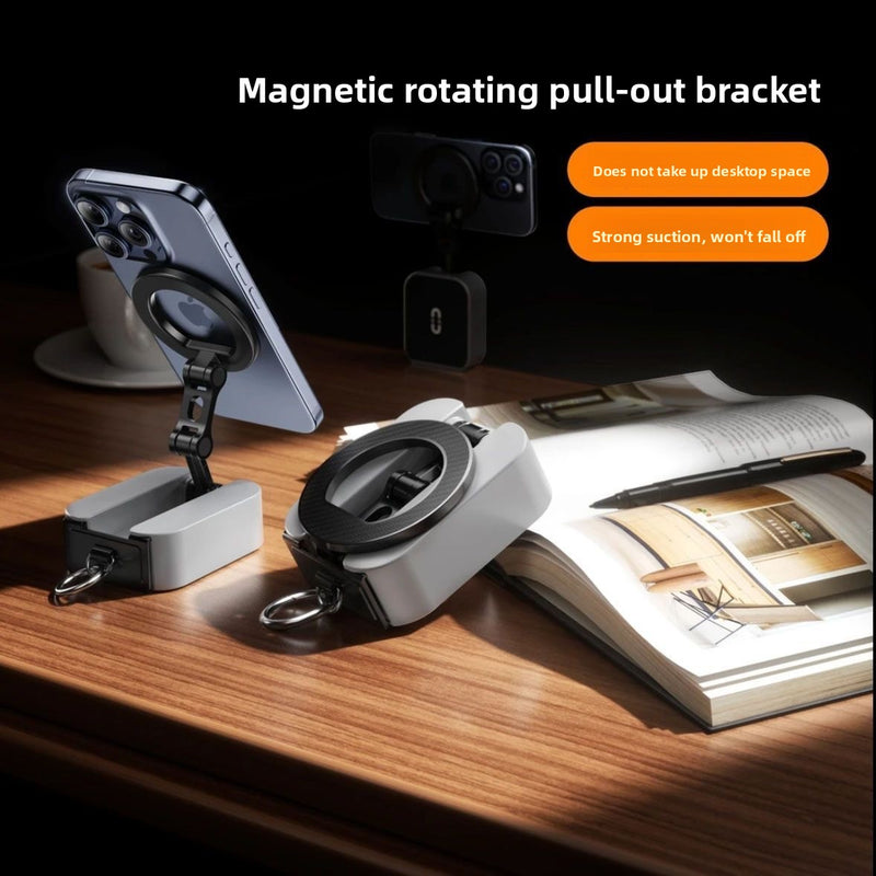 Magnetic Phone Holder – Foldable Travel Stand for Plane, Train & Desk - BsBuy