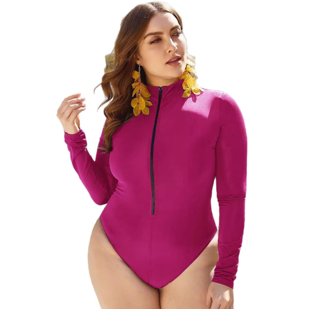 Triangular one-piece swimsuit - BsBuy