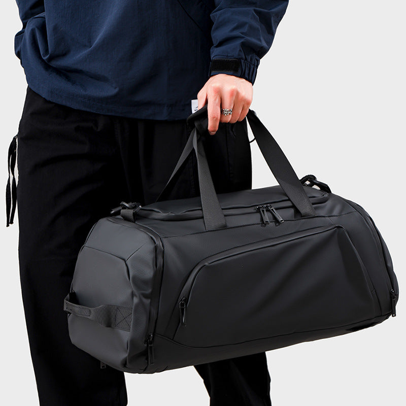 Men’s Multifunctional Travel & Gym Bag – Dry/Wet Separation Crossbody Backpack - BsBuy