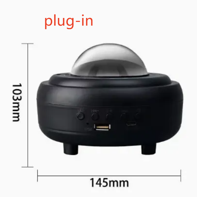 Moon Lamp Star Projector Bluetooth Speaker - BsBuy