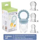 Baby Silicone Fruit Feeder & Teething Pacifier — Safe Food-Grade Soother for 0–3 Years - BsBuy