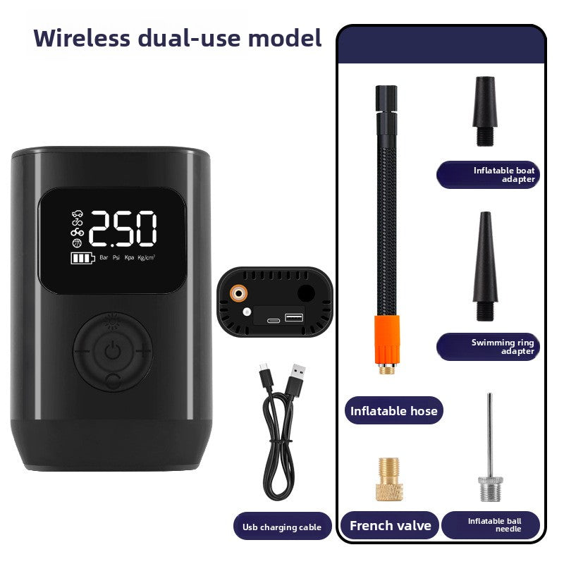 Portable Digital Car Tyre Inflator – Wireless Charging & Power Bank - BsBuy