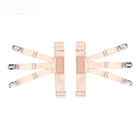 Adjustable Shirt Garter & Anti-Slip Clips | Men & Women | 6-Clip Set - BsBuy