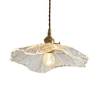 Copper & Glass Lotus Leaf Pendant Light – Nordic Luxury Chandelier - BsBuy