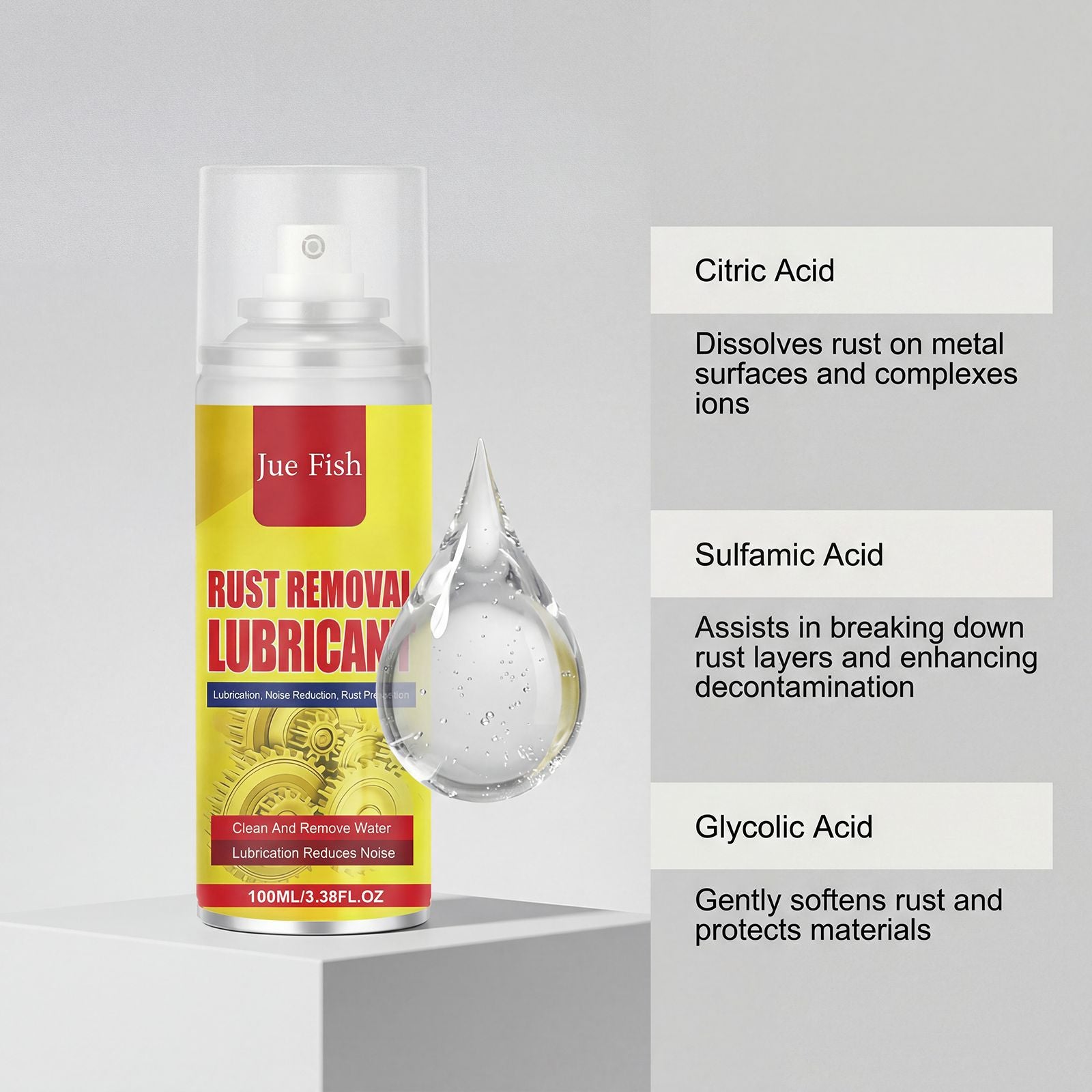 Metal Rust Removal Brightening Spray - BsBuy