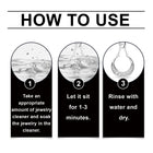 Jue-Fish Jewellery Cleaner, Jewelry Care Decontamination Cleaning Gold And Silver Glass Surface Black Care Cleaner