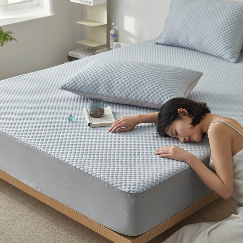 Summer Cooling Mat Set with Pillowcase | Ice Bean & Waffle | 6 Colours - BsBuy