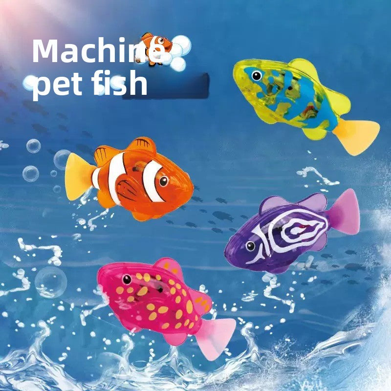 Baby Bath Electronic Fish Toy with Light and Motion - BsBuy