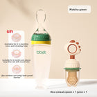 Silicone Squeeze Feeding Spoon Bottle — Food-Grade Baby Weaning Feeder from 3 Months+ - BsBuy