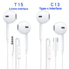 In-Ear Wired Headphones with Microphone and Type-C Support - BsBuy