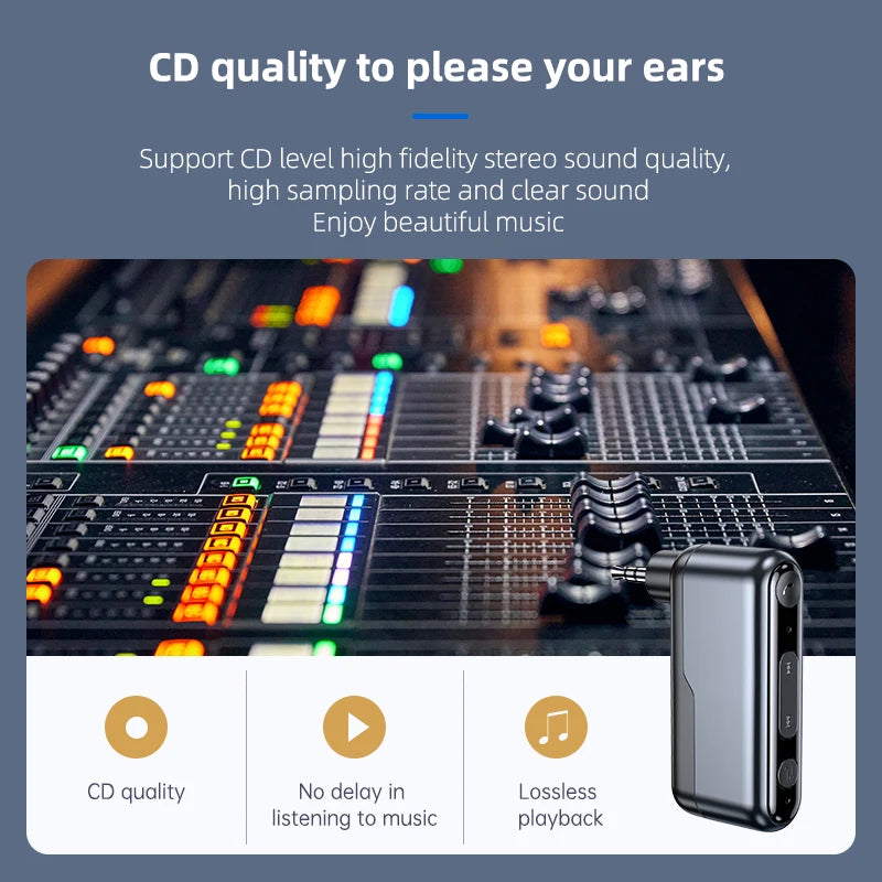 Bluetooth 5.3 Car Audio Receiver – Wireless Adapter with TWS Support - BsBuy