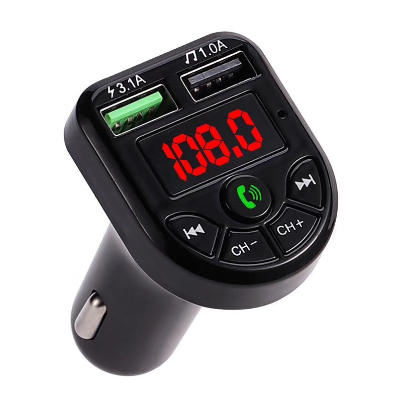 BTE5 Bluetooth 5.0 Car FM Transmitter – MP3 Player, Hands-Free & USB Charger - BsBuy