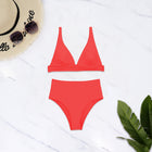 High-Waisted Separated Bikini Swimwear - BsBuy