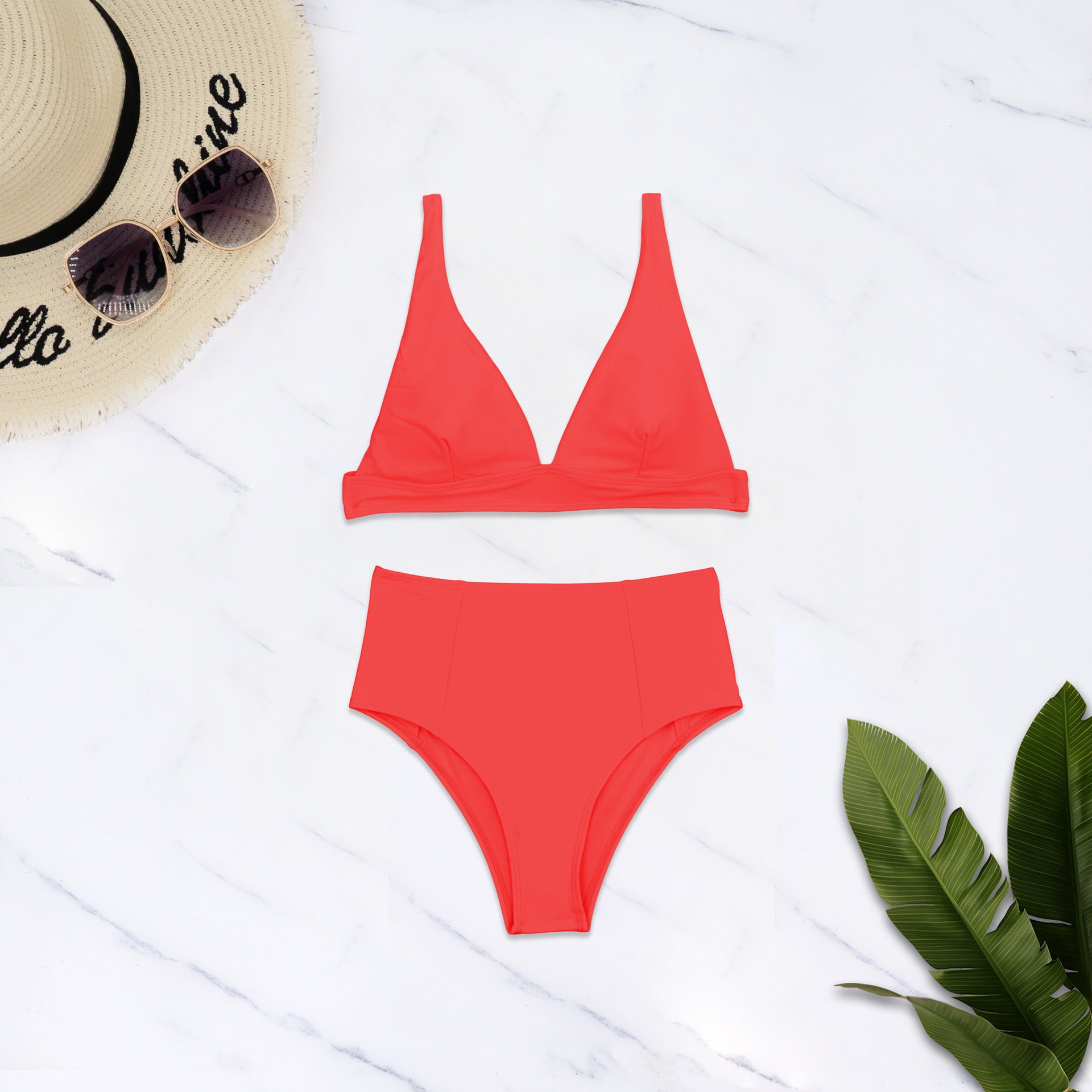 High-Waisted Separated Bikini Swimwear - BsBuy