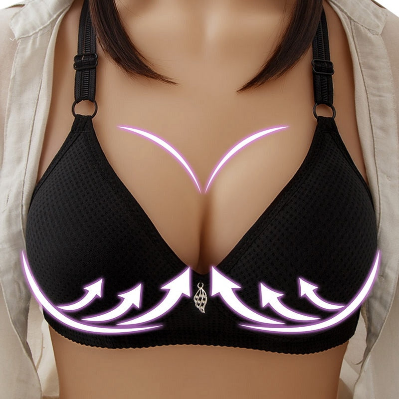 Push Up Bra Anti-sag Bra For Women Solid Color Sexy Fashion Underwear Comfortable Soft Female Bra Large Size Sports Lingerie - BsBuy