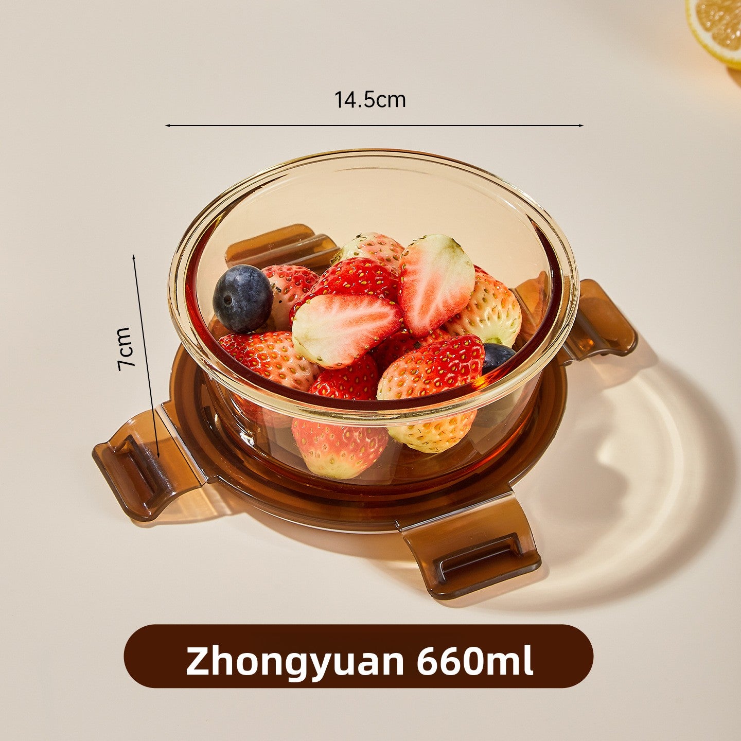 Microwaveable Glass Lunch Box with Lid