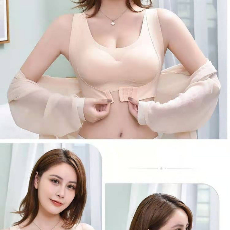 Front Clasp Seamless Posture Correction Bra - BsBuy