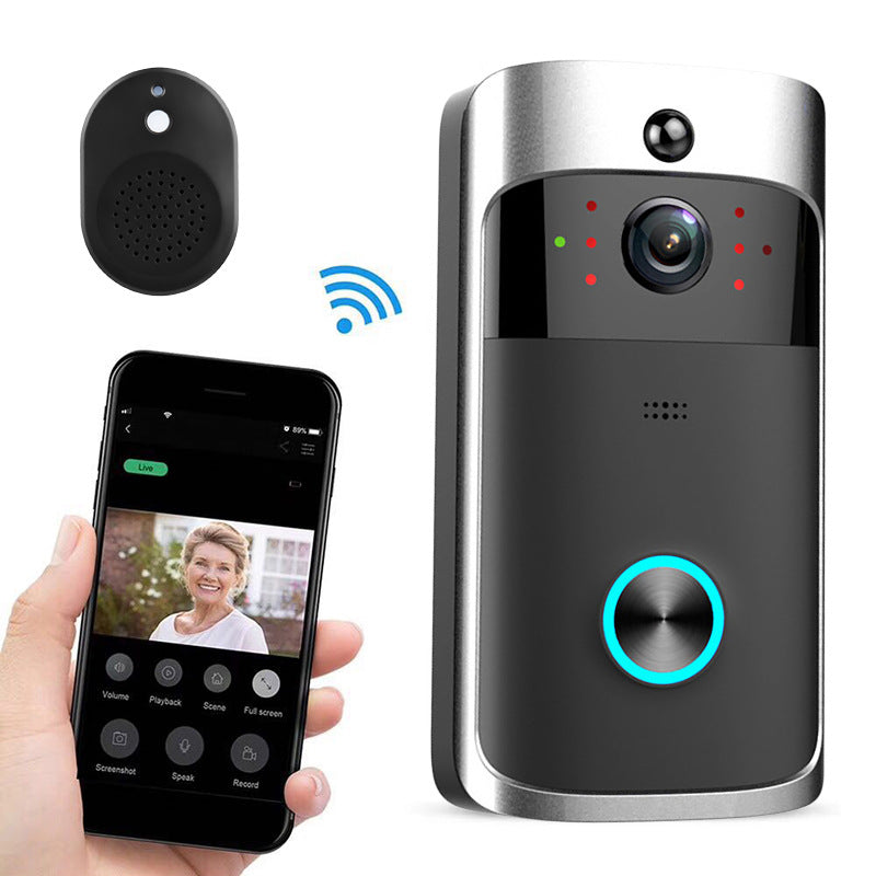 WiFi Smart Video Doorbell with Two-Way Talk - BsBuy
