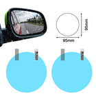 2PCS Car Mirror Window Clear Film Anti Dazzle Car Rearview Mirror Protective Film Waterproof Rainproof Anti Fog Car Sticker - BsBuy