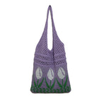 New Flower Bag Tulip Bag Retro Knitted Bag Handbag Shoulder Bag Woolen Bag for Women - BsBuy