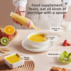 Silicone Squeeze Feeding Spoon Bottle — Food-Grade Baby Weaning Feeder from 3 Months+ - BsBuy